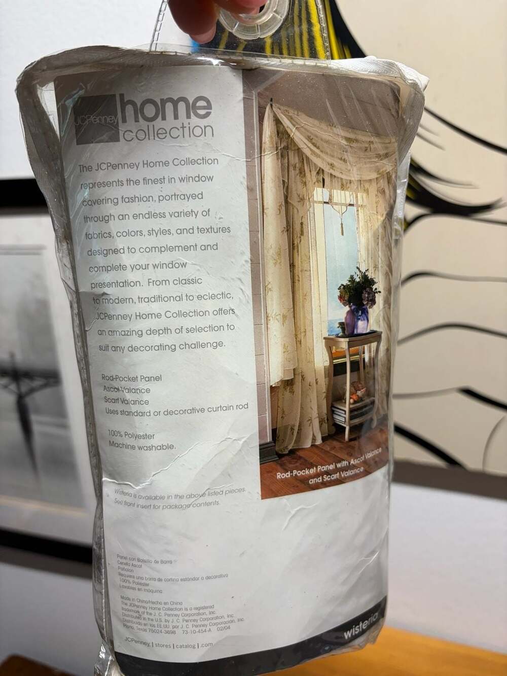 JCPenney Home Collection Wisteria Ascot Valance 40 x 21 New